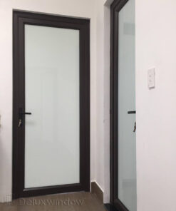 Cửa đi mở quay nhôm hệ 55 vát cạnh