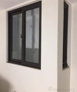 Cửa sổ mở trượt nhôm hệ 55 vát cạnh